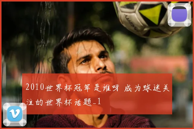 2010世界杯冠军是谁呀 成为球迷关注的世界杯话题_1